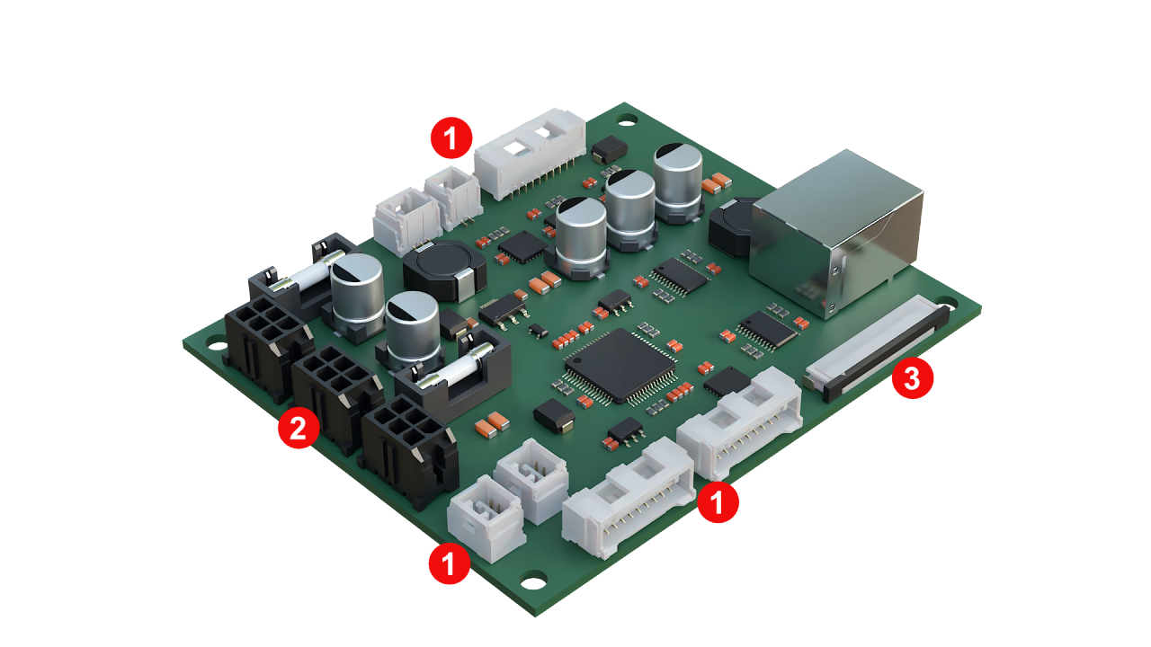 3D Printer Control Board Connectors 