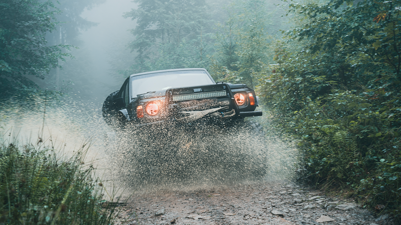 Vehicle Reliability in Water and Mud. 