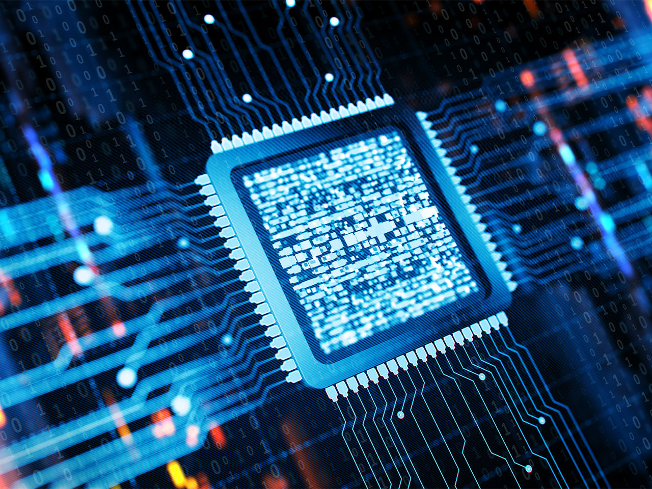 A central processing component for high-speed electronics.