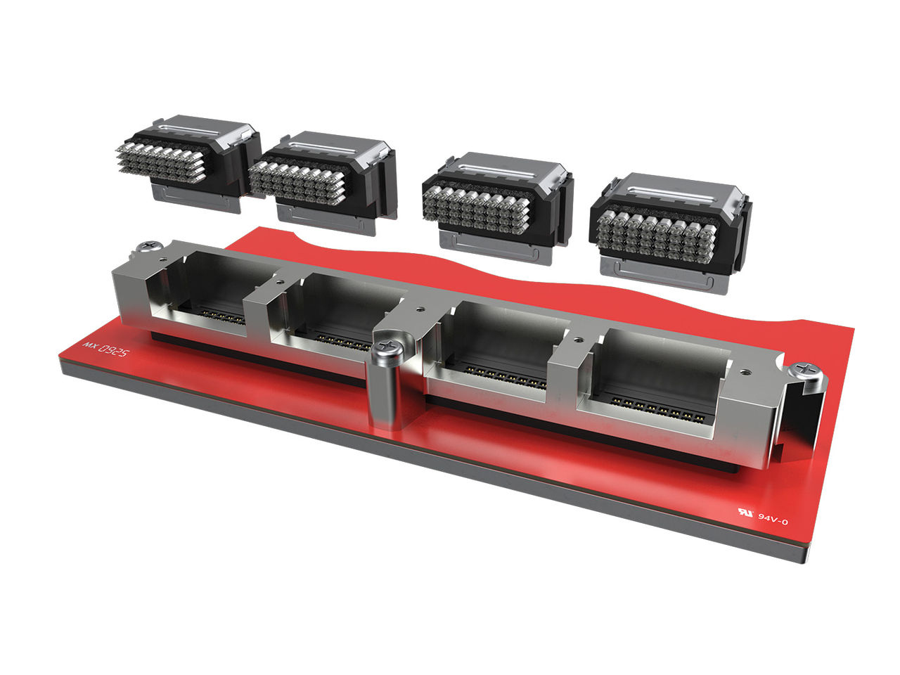  Impress Co-Packaged Copper Solution mounted to a PCB. 