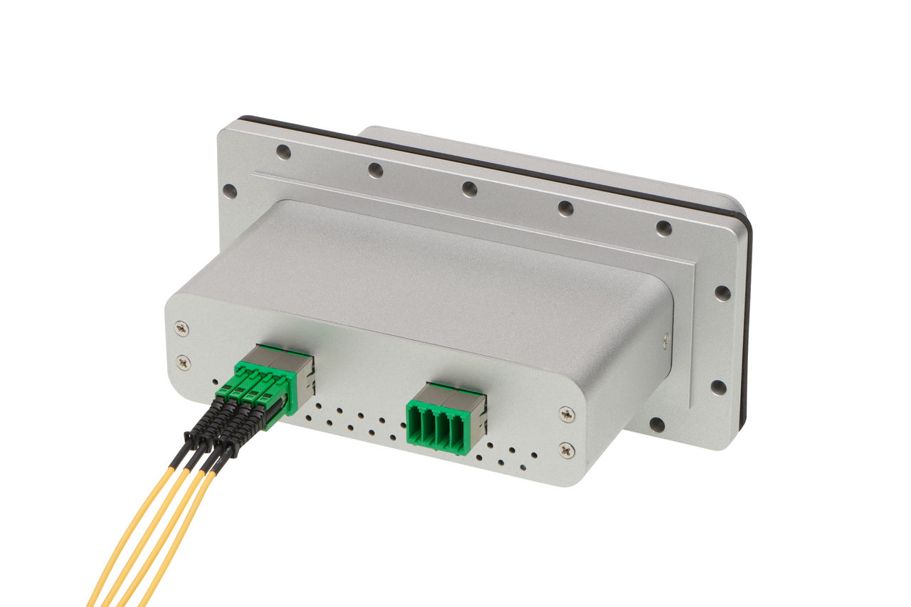 Molex VaporConnect optical feedthrough module.