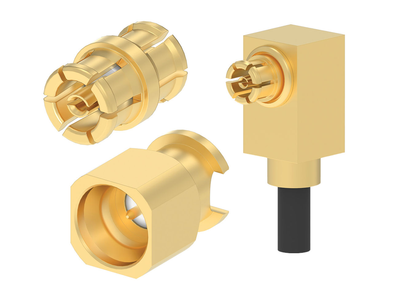 Molex SMPS board-to-board and cable-to-board RF connectors for military applications. 