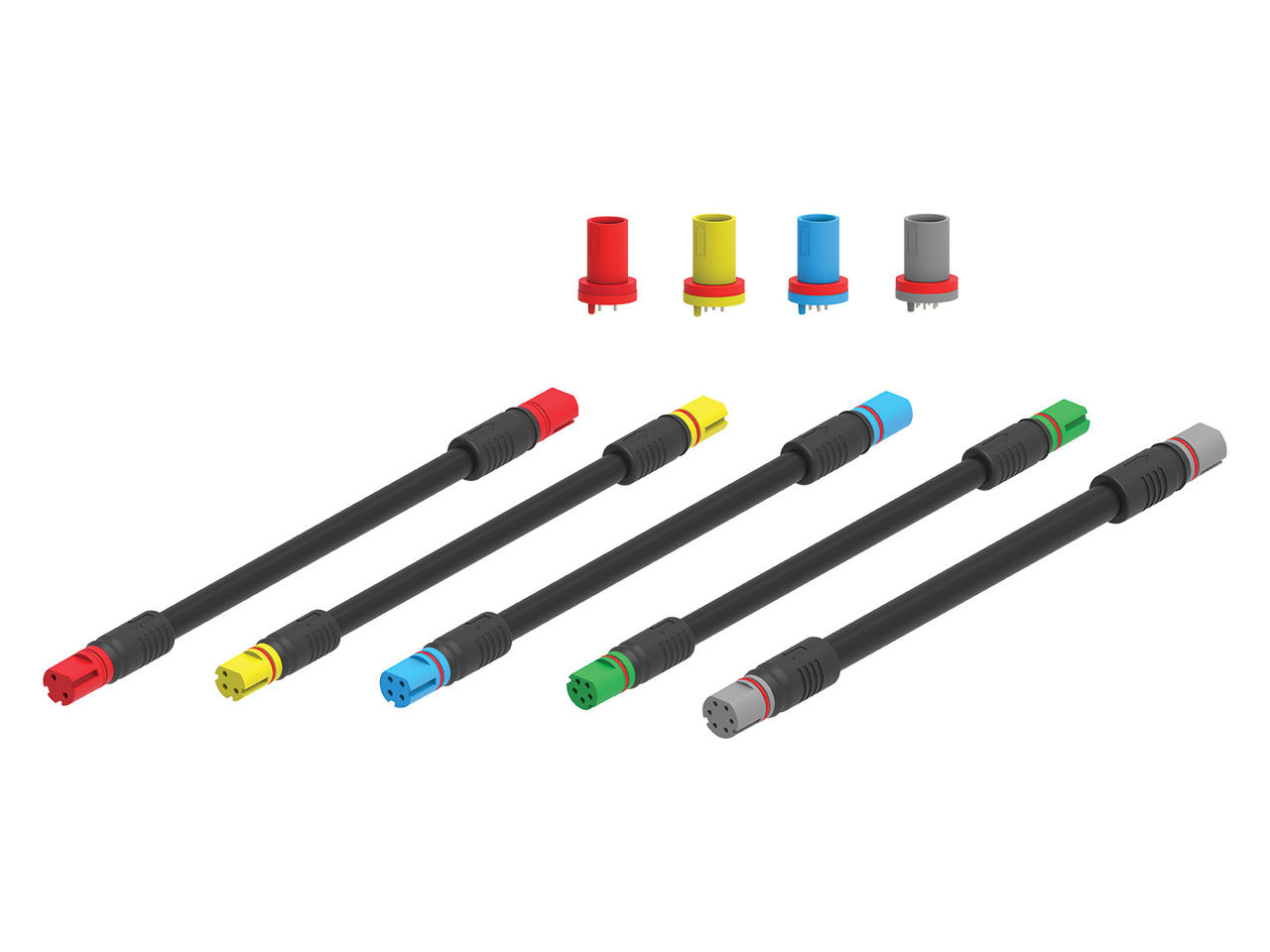 MiniCirc Circular Connectors for humanoid robotics.