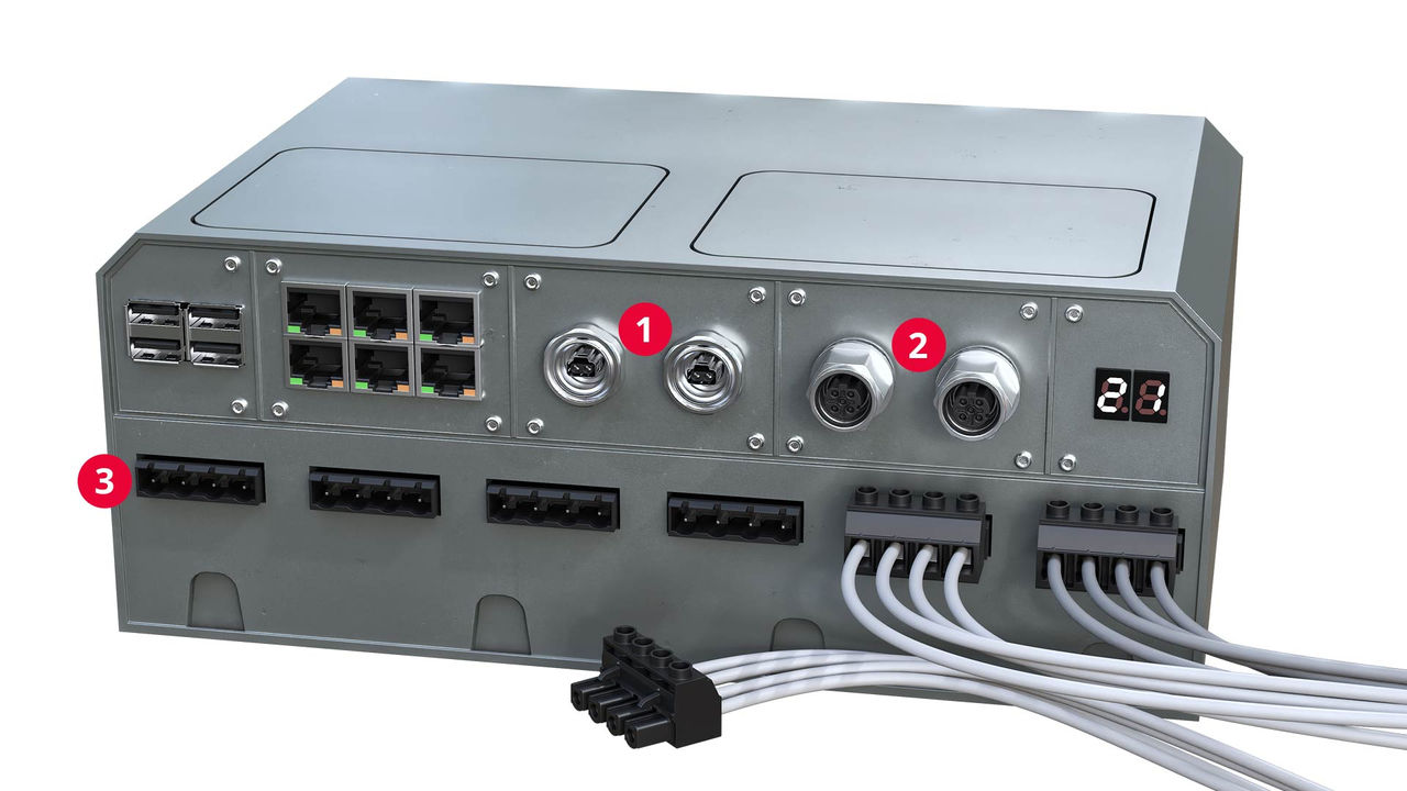 Control box device teardown.
