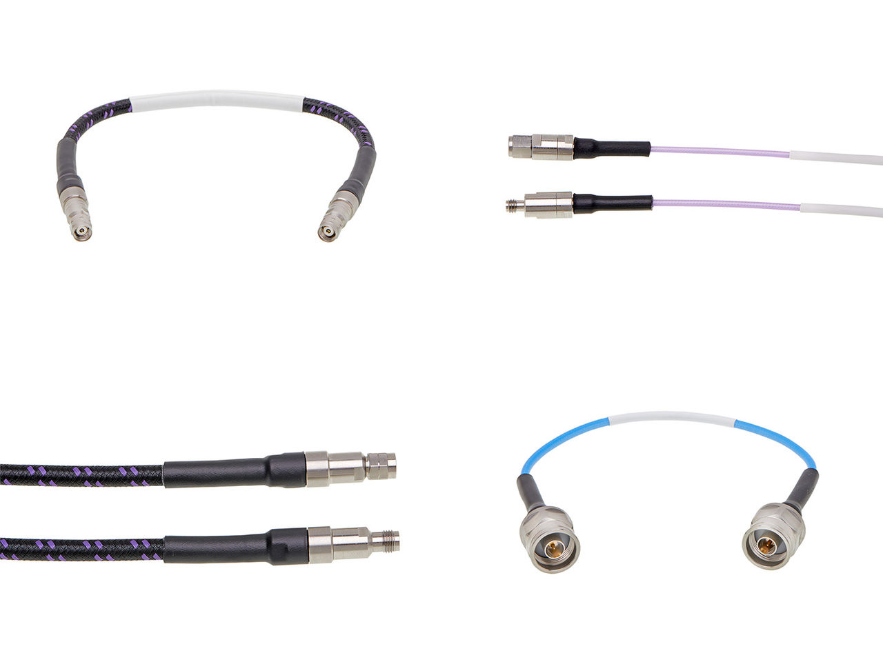 Molex RF connector and cable assemblies for test and measurement. 