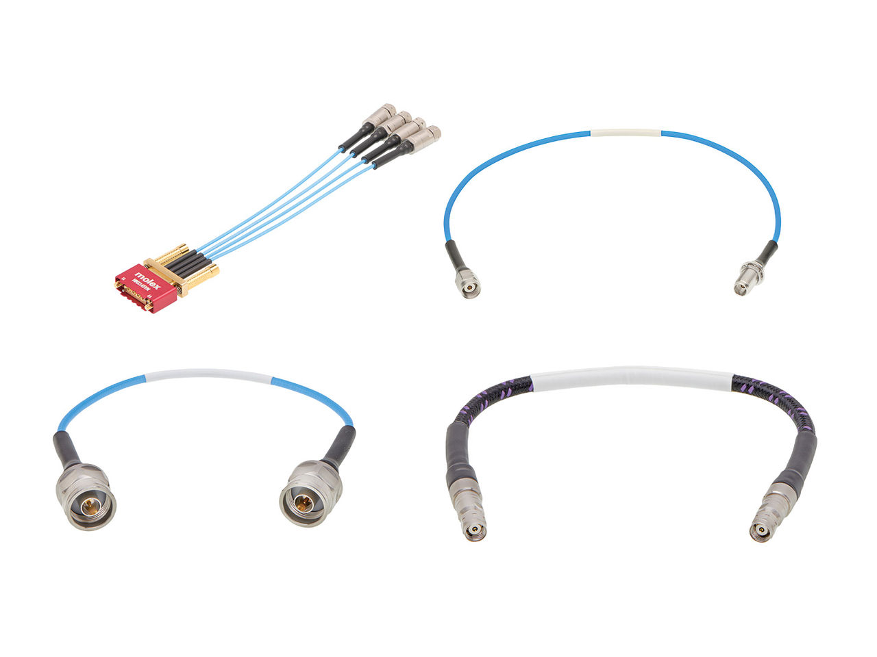 Molex Cardinal High-Frequency RF Cables for test and measurement. 