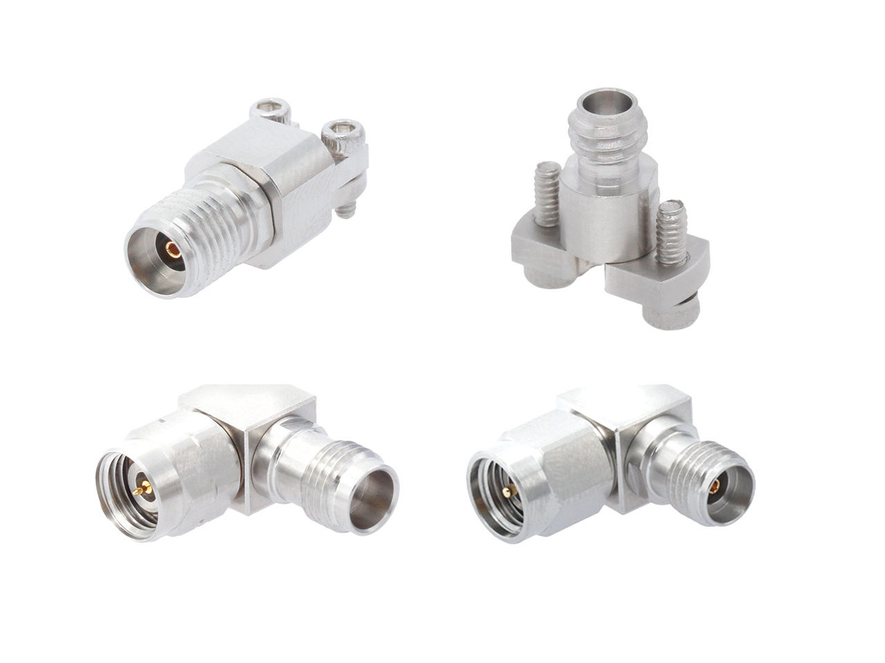 Molex high-frequency RF connectors and adapters. 