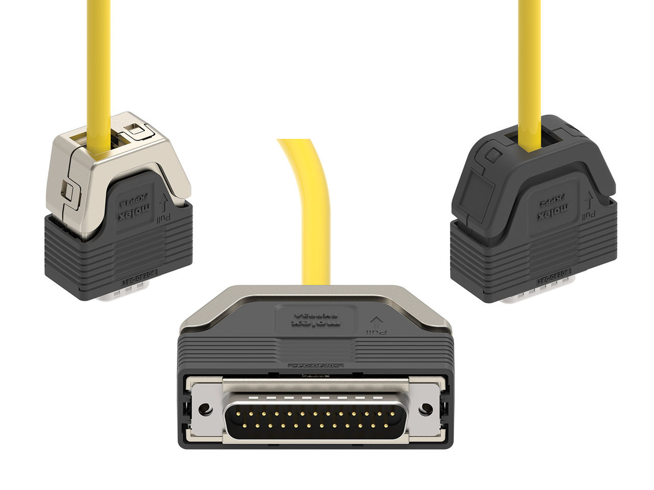 Molex EasyLock D-Sub Connector Backshells.