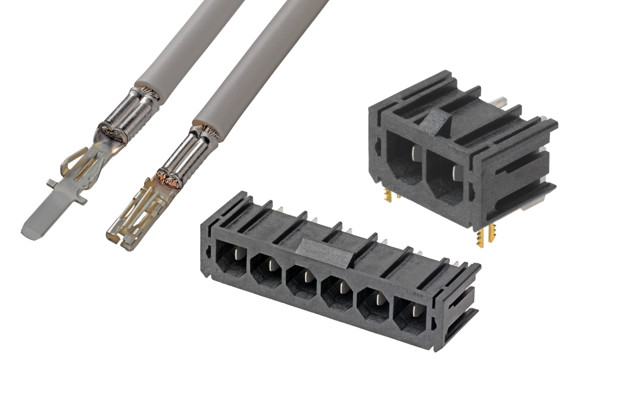 Super Sabre connector headers and pre-crimped leads.