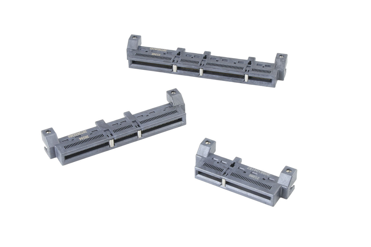 Sliver Edge Card Connectors for high-speed applications.