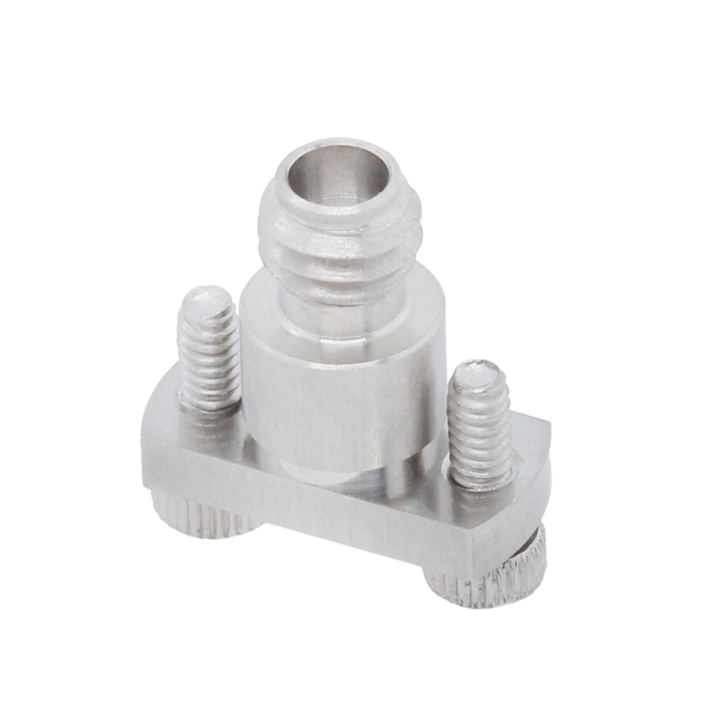 Precision solderless 1.0mm vertical-launch PCB connector. 