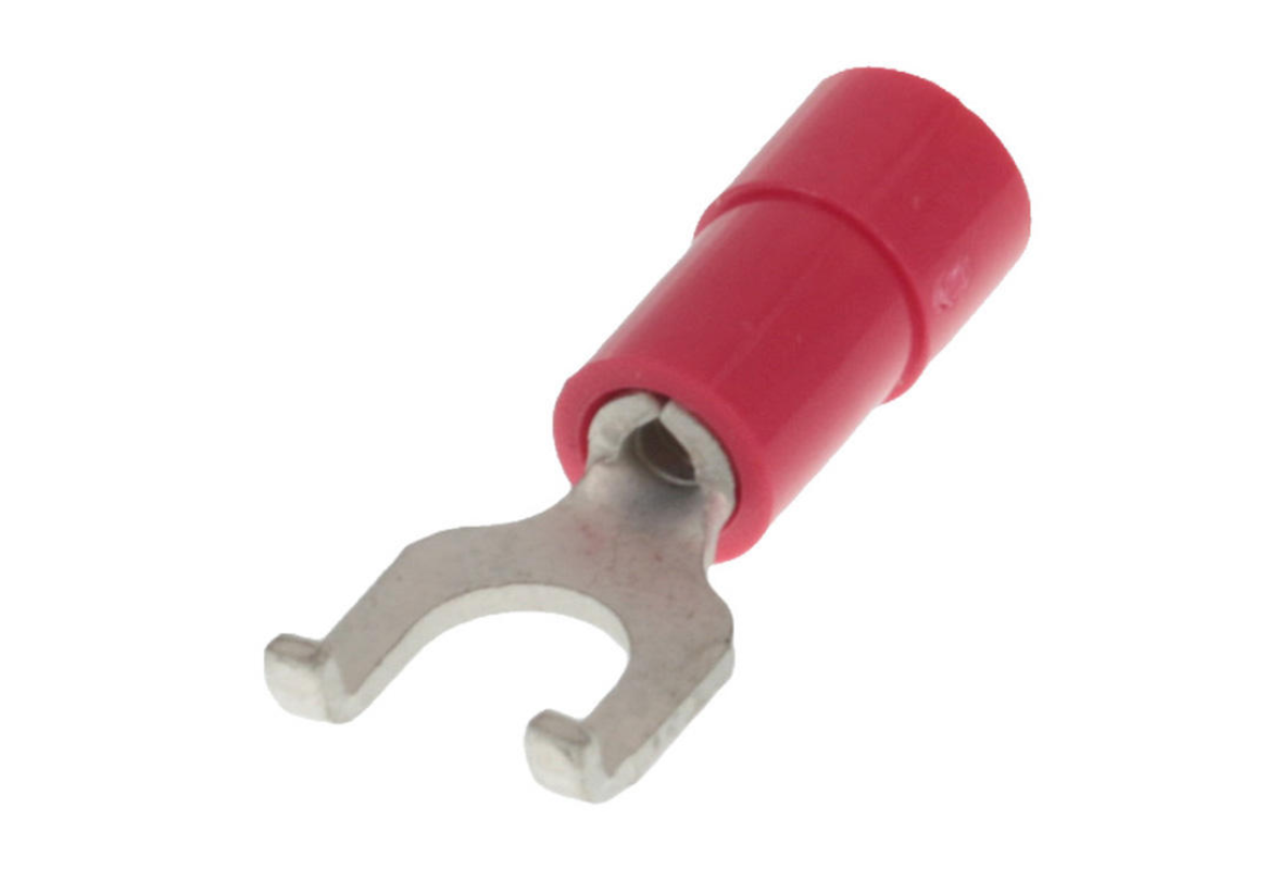 InsulKrimp metric flanged spade tongue terminal.