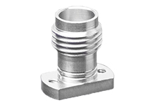 50 GHz solderless high-frequency RF test connector