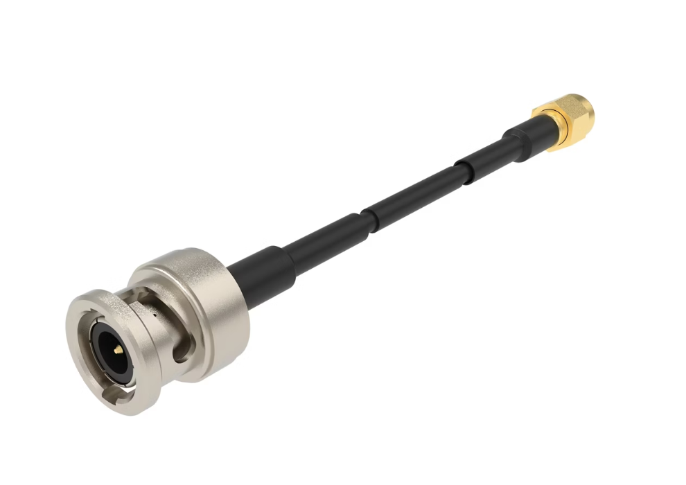 Molex BNC plug connector employing bayonet coupling.
