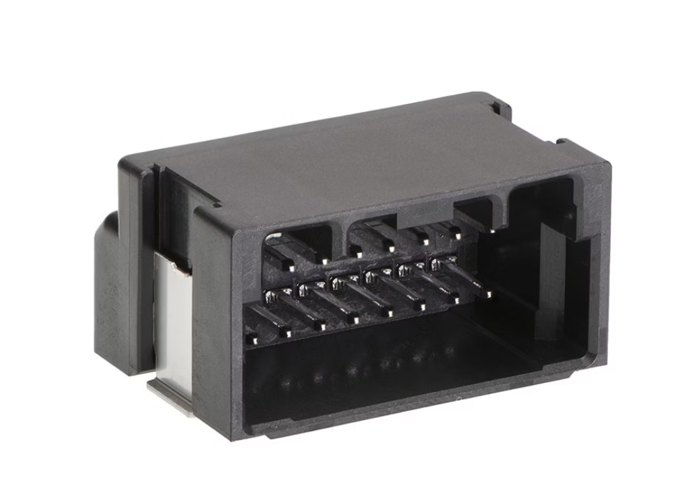 Molex DuraClik male header with exposed pins.