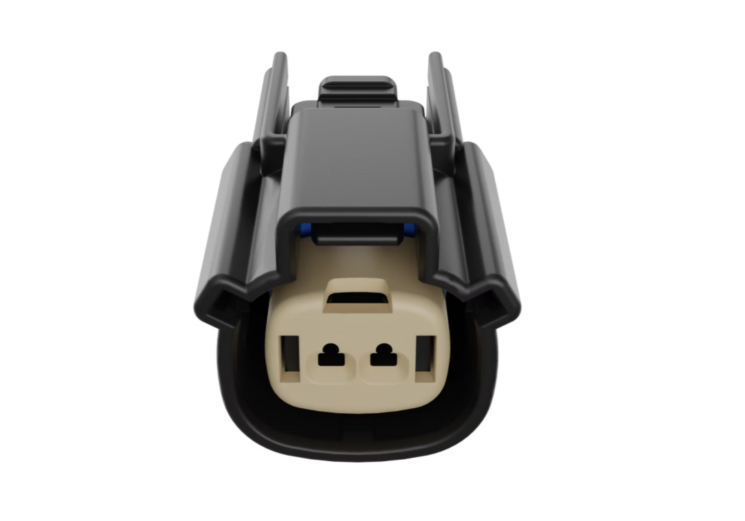 Molex MX150 connector with keying option A.